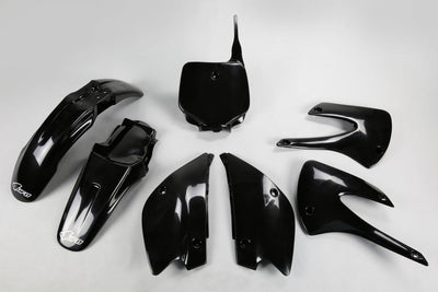 Premium Black Plastic Kit for Kawasaki KX 85 & KX 100 (2001-2013) - Korvel