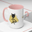 Taza de café con acento de gato juguetón - 11oz y 15oz
