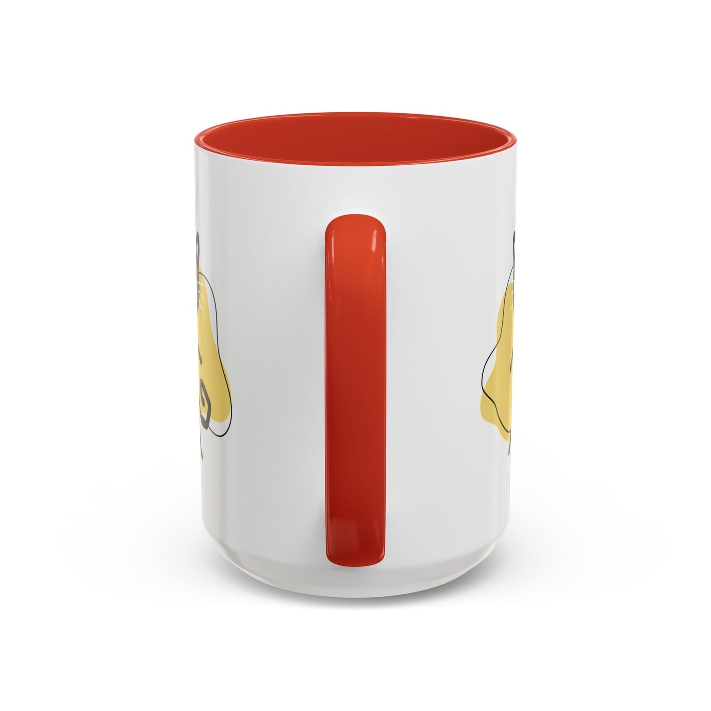 Taza de café con acento de gato juguetón - 11oz y 15oz