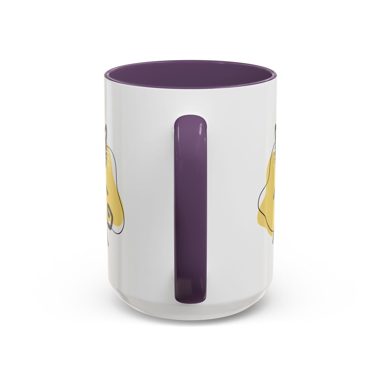 Taza de café con acento de gato juguetón - 11oz y 15oz