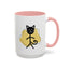Taza de café con acento de gato juguetón - 11oz y 15oz