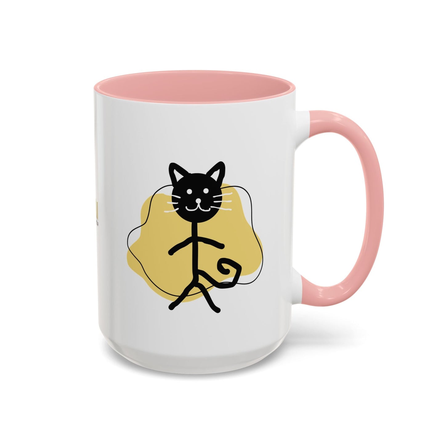 Taza de café con acento de gato juguetón - 11oz y 15oz