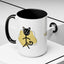 Taza de café con acento de gato juguetón - 11oz y 15oz