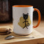 Taza de café con acento de gato juguetón - 11oz y 15oz