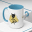 Taza de café con acento de gato juguetón - 11oz y 15oz