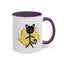 Taza de café con acento de gato juguetón - 11oz y 15oz