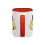 Taza de café con acento de gato juguetón - 11oz y 15oz