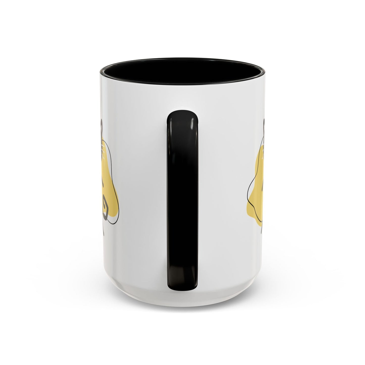 Taza de café con acento de gato juguetón - 11oz y 15oz