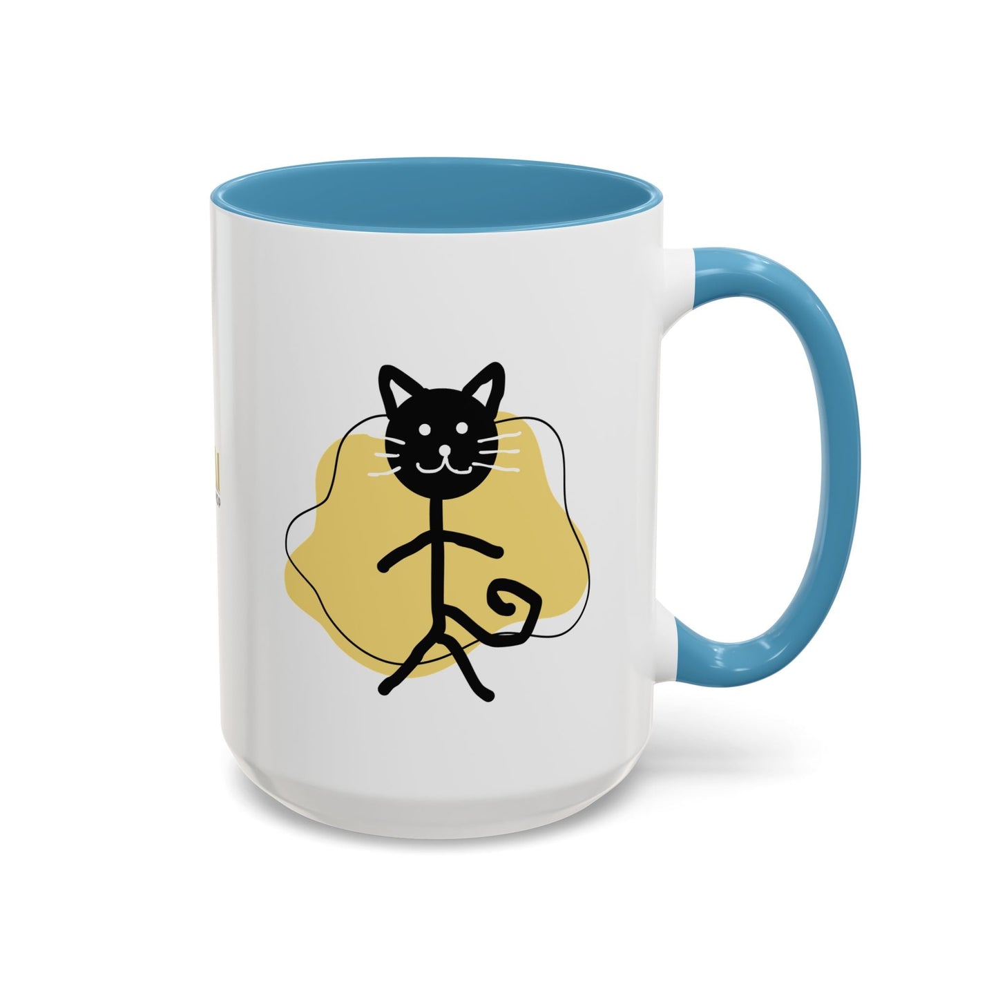 Taza de café con acento de gato juguetón - 11oz y 15oz