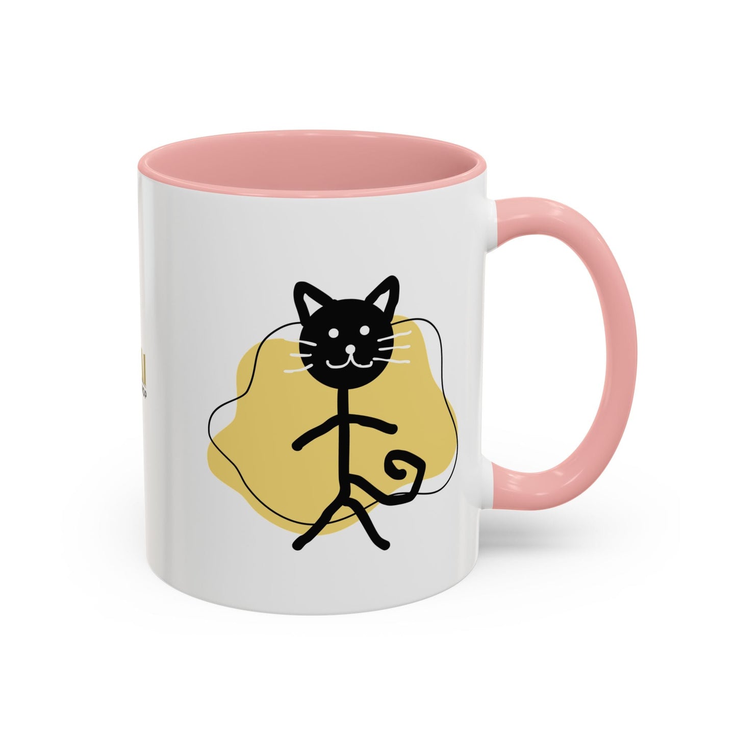 Taza de café con acento de gato juguetón - 11oz y 15oz