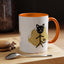 Taza de café con acento de gato juguetón - 11oz y 15oz