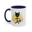 Taza de café con acento de gato juguetón - 11oz y 15oz