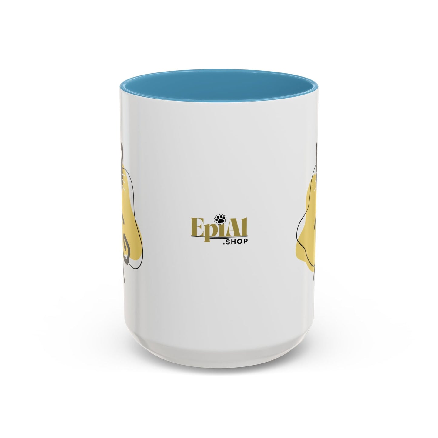 Taza de café con acento de gato juguetón - 11oz y 15oz