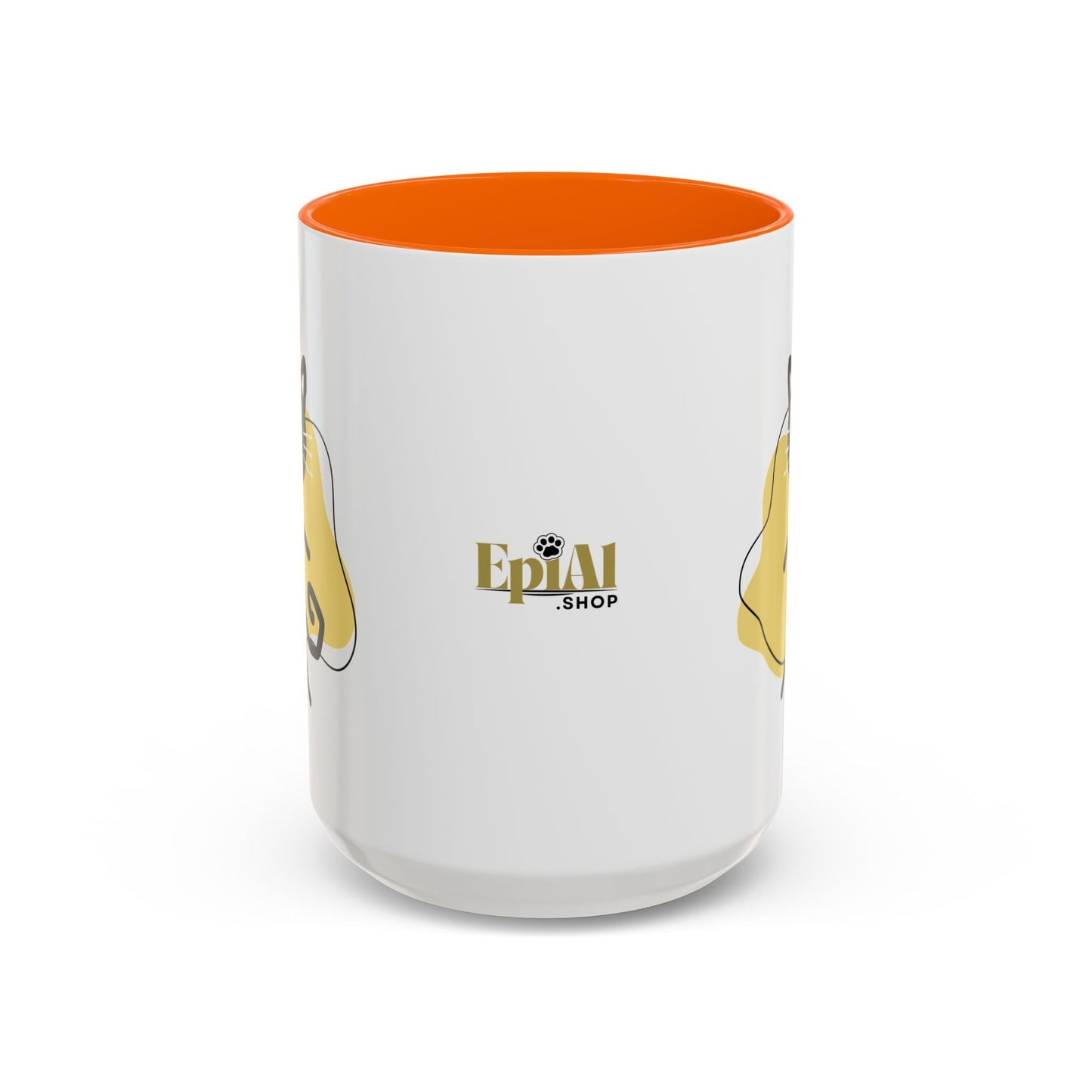 Taza de café con acento de gato juguetón - 11oz y 15oz