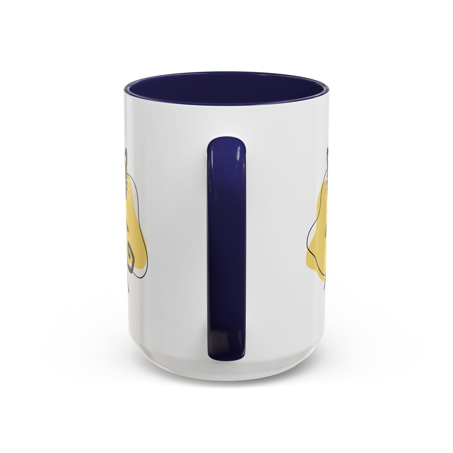 Taza de café con acento de gato juguetón - 11oz y 15oz
