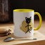 Taza de café con acento de gato juguetón - 11oz y 15oz
