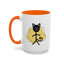 Taza de café con acento de gato juguetón - 11oz y 15oz