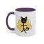 Taza de café con acento de gato juguetón - 11oz y 15oz