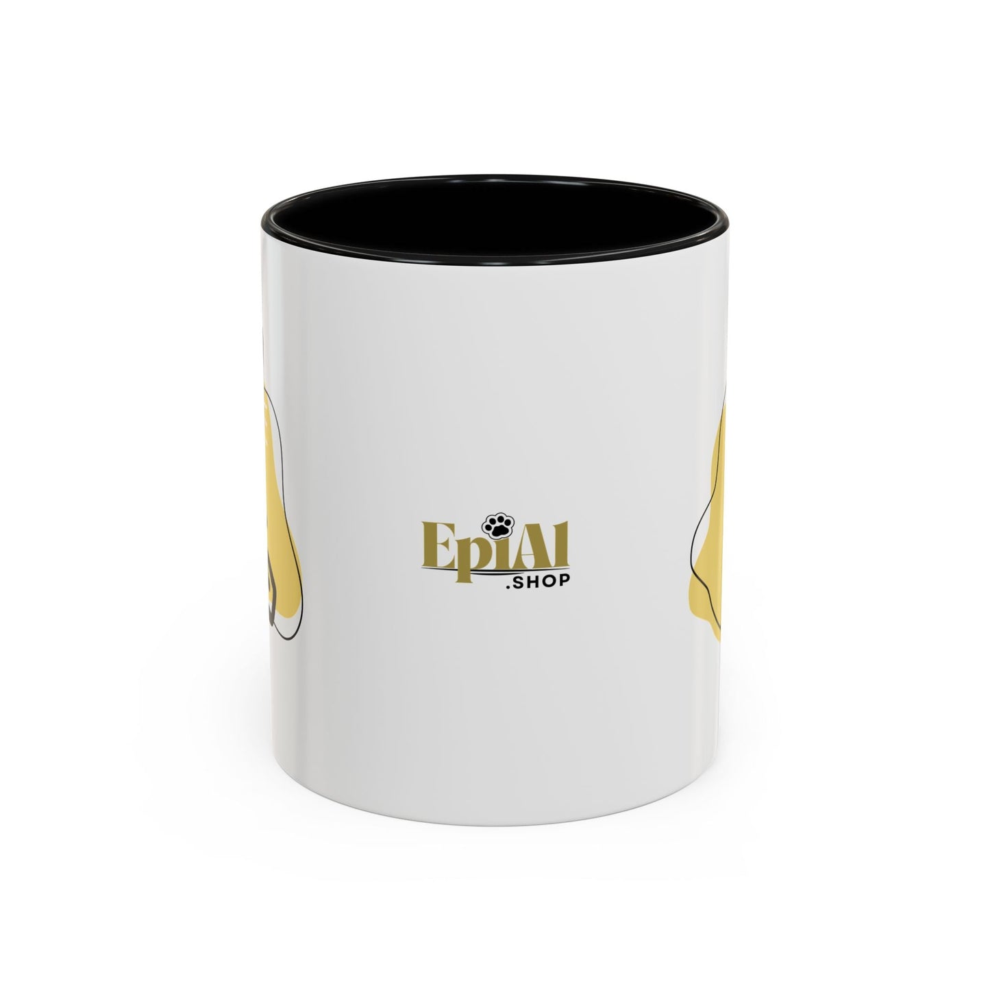 Taza de café con acento de gato juguetón - 11oz y 15oz