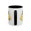 Taza de café con acento de gato juguetón - 11oz y 15oz