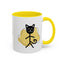 Taza de café con acento de gato juguetón - 11oz y 15oz