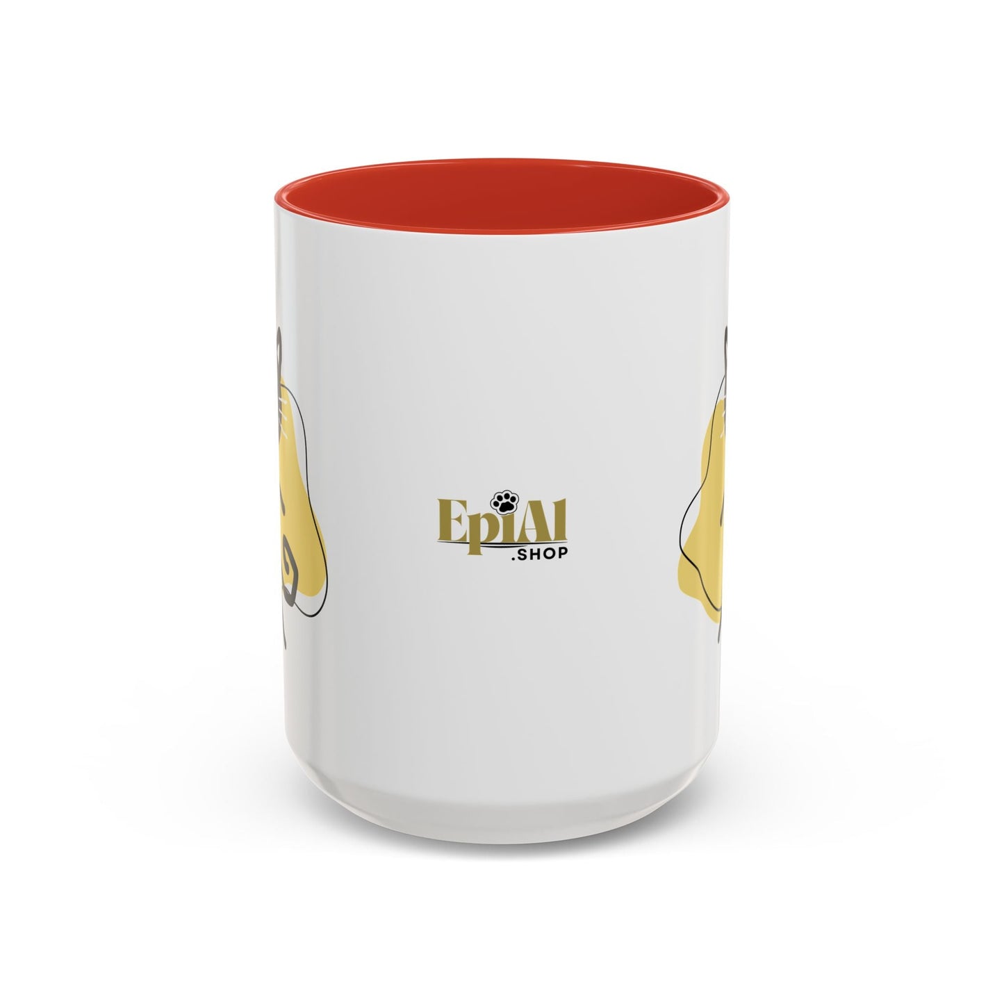 Taza de café con acento de gato juguetón - 11oz y 15oz