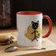 Taza de café con acento de gato juguetón - 11oz y 15oz