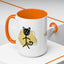 Taza de café con acento de gato juguetón - 11oz y 15oz