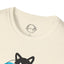 T-shirt graphique chat ludique – Tee unisexe Softstyle