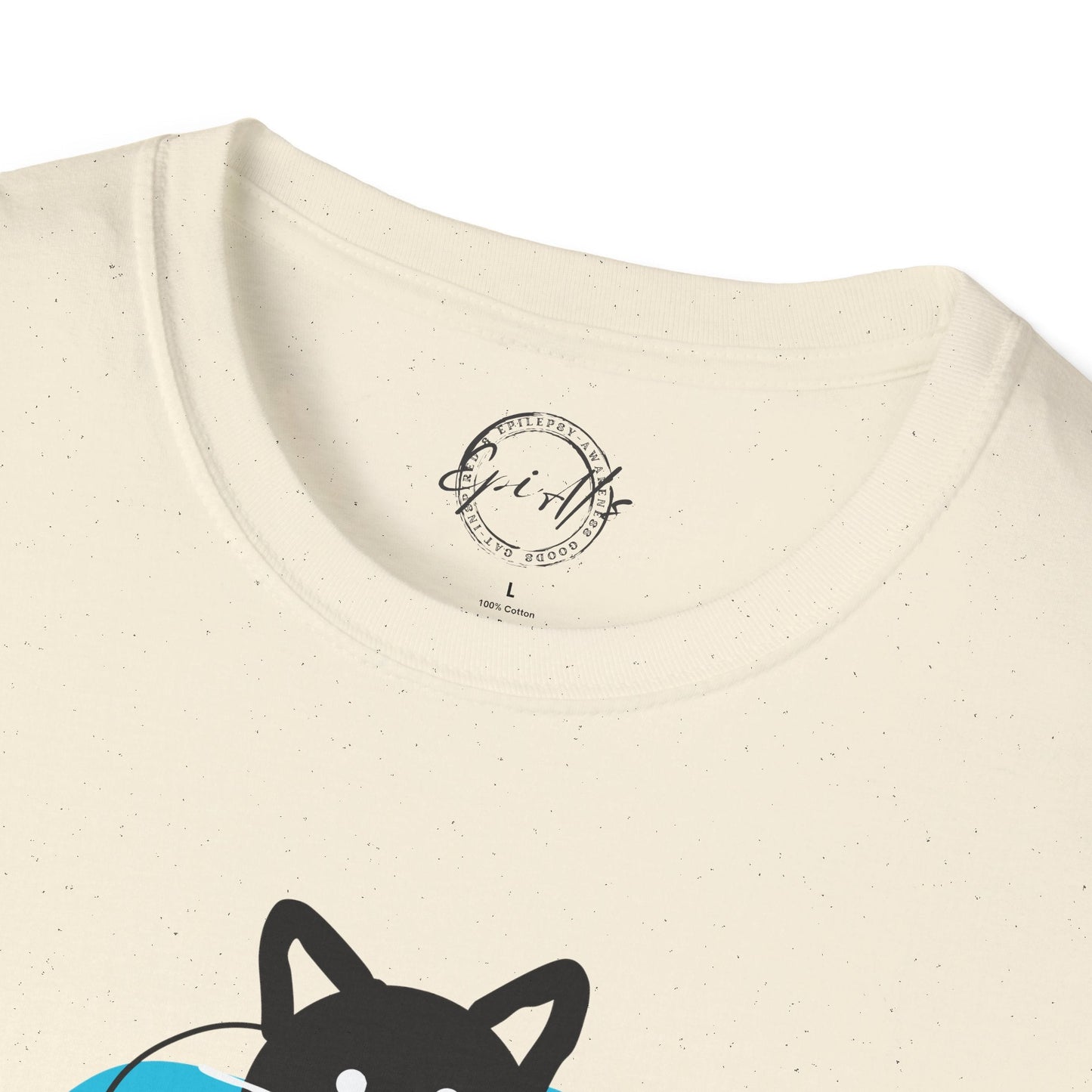 T-shirt graphique chat ludique – Tee unisexe Softstyle