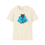 T-shirt graphique chat ludique – Tee unisexe Softstyle