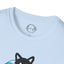 T-shirt graphique chat ludique – Tee unisexe Softstyle
