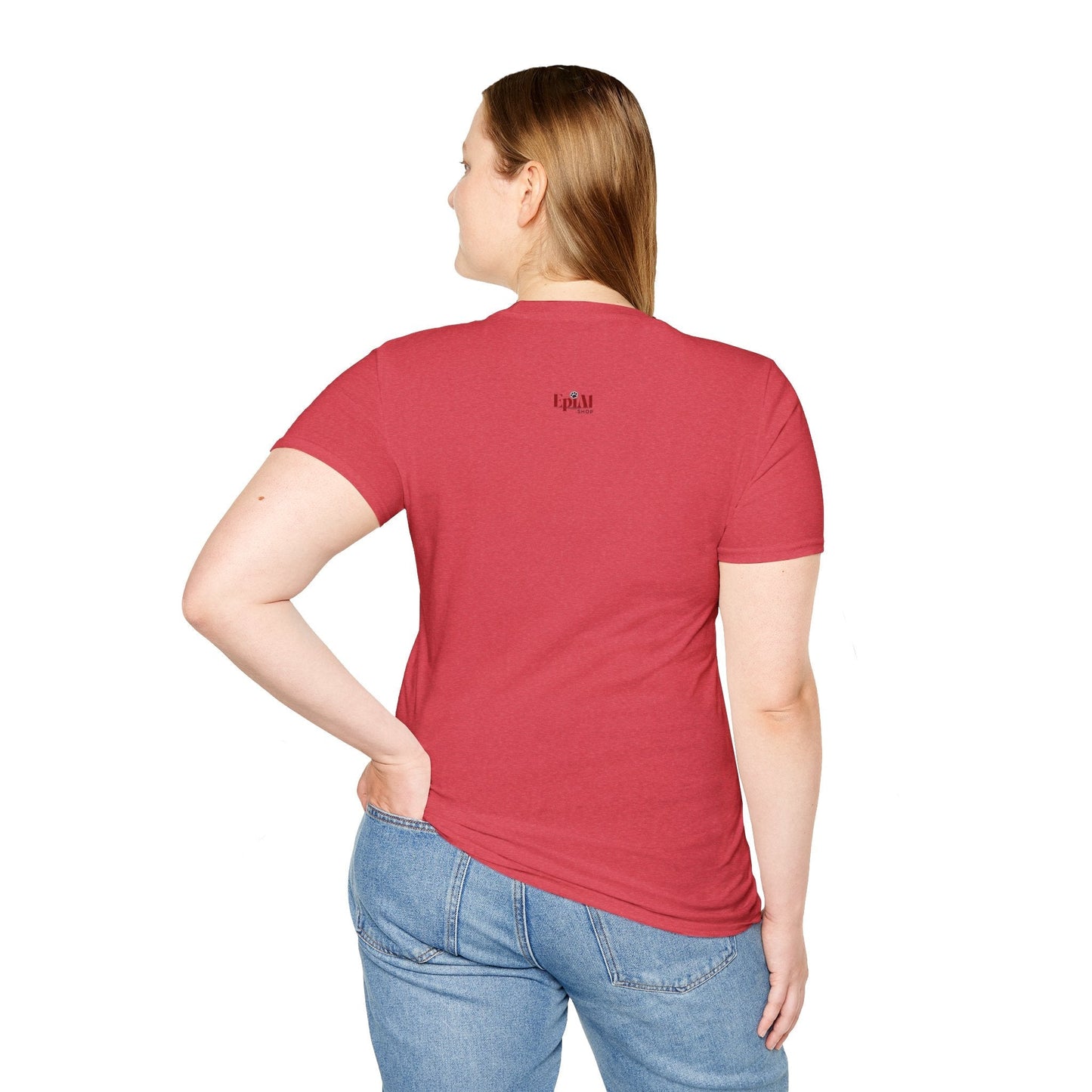 T-shirt graphique chat ludique – Tee unisexe Softstyle