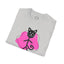 T-shirt graphique chat ludique – Tee unisexe Softstyle