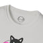 T-shirt graphique chat ludique – Tee unisexe Softstyle