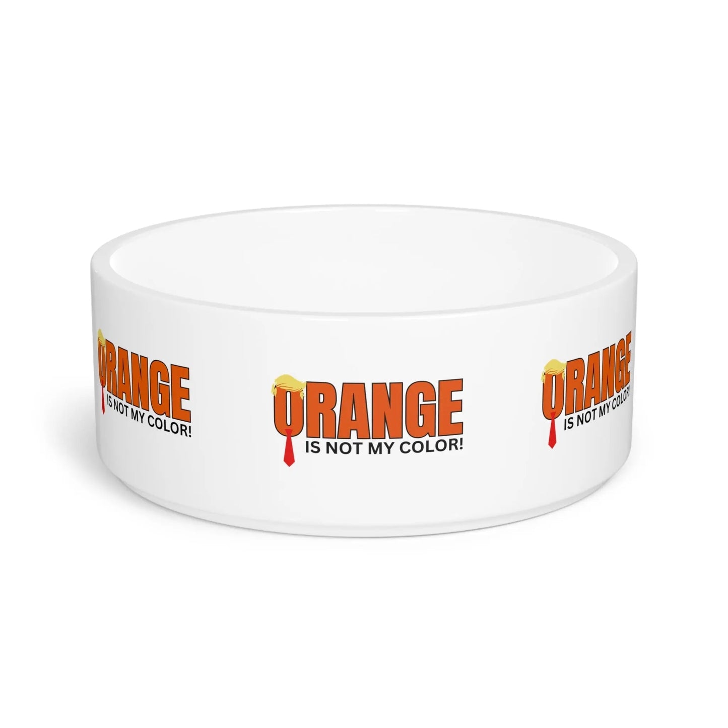 Bol pour animaux ludique - L'orange n'est pas ma couleur !