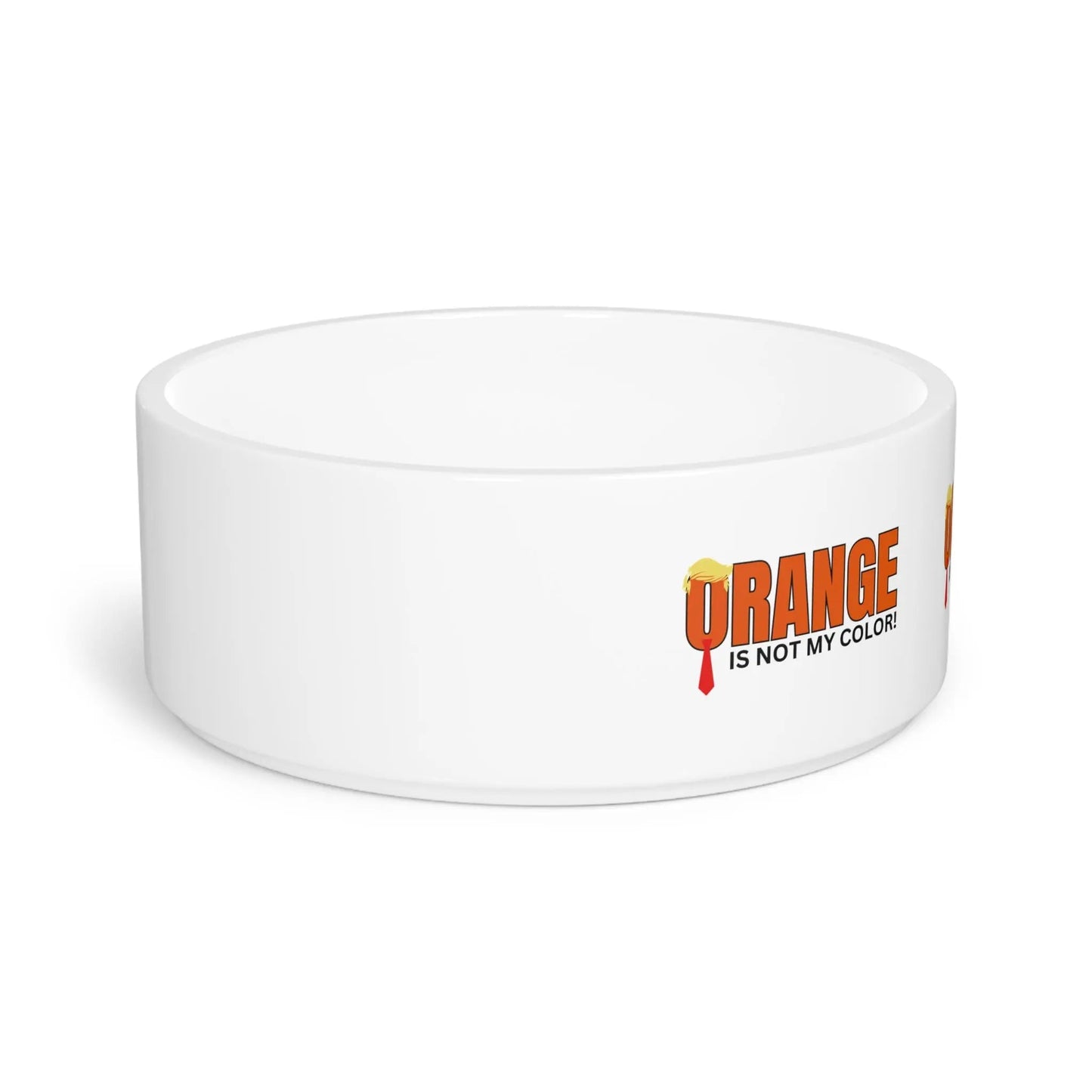 Bol pour animaux ludique - L'orange n'est pas ma couleur !