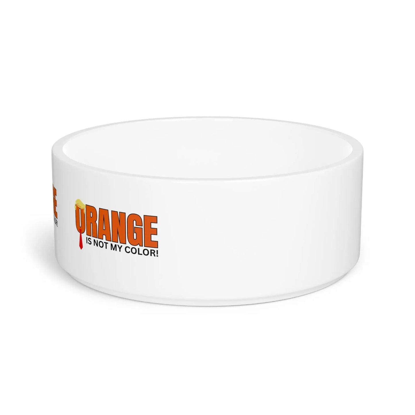 Bol pour animaux ludique - L'orange n'est pas ma couleur !