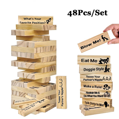 Pleasure Blocks - Adult Couple's Game for Fun Nights