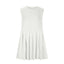 Pleated Round Neck Sleeveless Mini Dress - Korvel