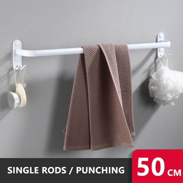 Soporte de Toallas Autoadhesivo - Organizador de Baño Premium