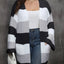 Plus Size Open Front Long Sleeve Cardigan - Korvel