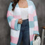 Plus Size Open Front Long Sleeve Cardigan - Korvel