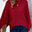 Plus Size Round Neck Batwing Sleeve T-Shirt - Korvel
