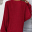 Plus Size Round Neck Batwing Sleeve T-Shirt - Korvel