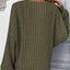 Plus Size Round Neck Batwing Sleeve T-Shirt - Korvel
