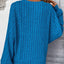 Plus Size Round Neck Batwing Sleeve T-Shirt - Korvel
