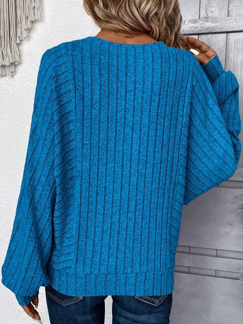 Plus Size Round Neck Batwing Sleeve T-Shirt - Korvel
