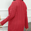 Plus Size Round Neck Long Sleeve Sweater