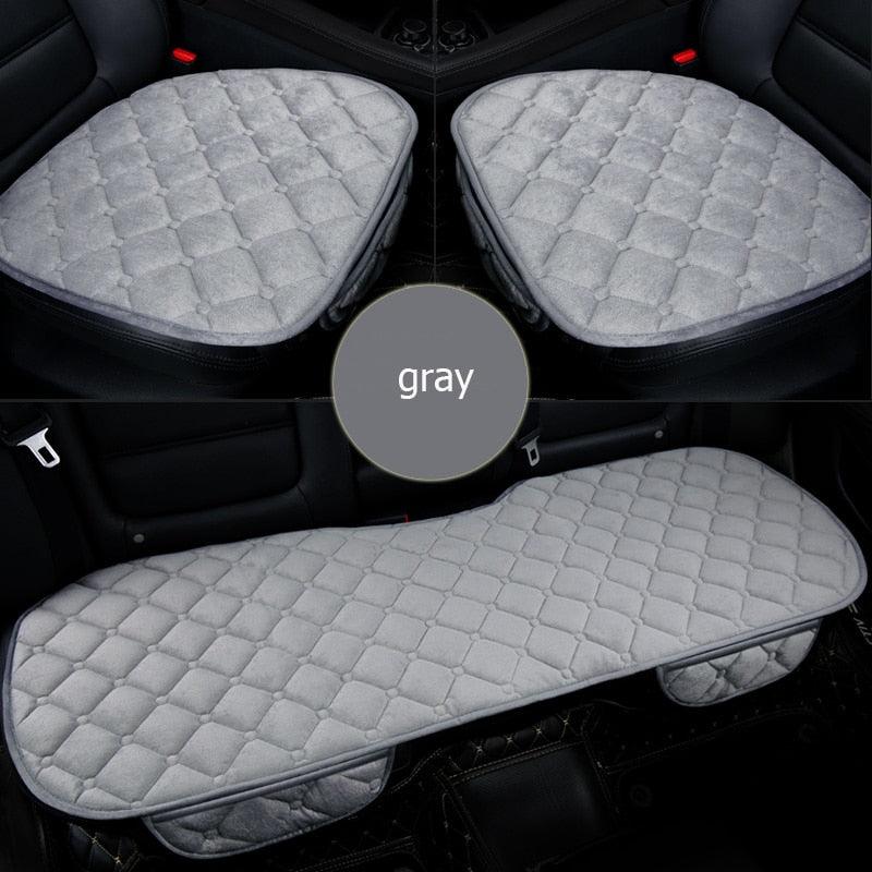Fundas de Asiento de Coche de Felpa Premium - Juego Completo para Comodidad y Estilo